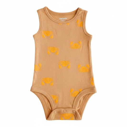 Body Manga Corta Algodón Diseños Marca Carter's 0-3 M Estado Tiki taka
