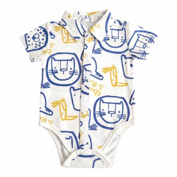 Body camisa Tela Diseños Marca Black and blue 0-3 M Estado Tiki taka