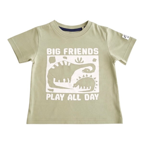 Polera manga corta Algodón Verde agua Marca Baby harvest 18 M Estado Tiki taka