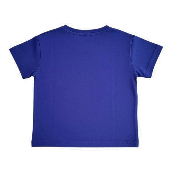 Polera manga corta Algodón Azul Marca Baby harvest 18 M Estado Casi tiki