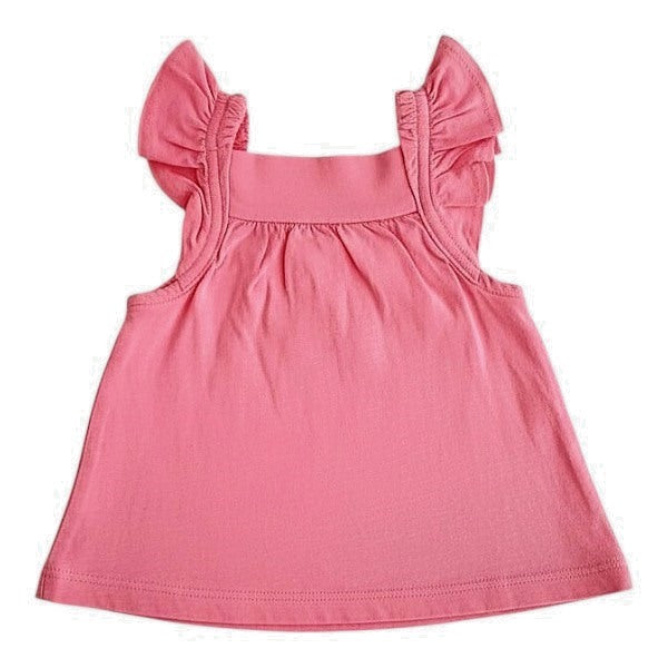 Polera manga corta Algodón Rosa Marca Carter's 6 M Estado Casi tiki