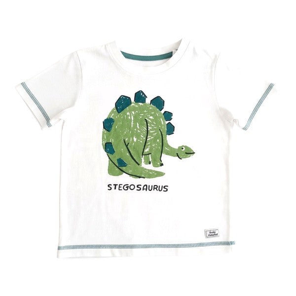Polera manga corta Algodón Blanco Marca Baby harvest 18 M Estado Tiki taka