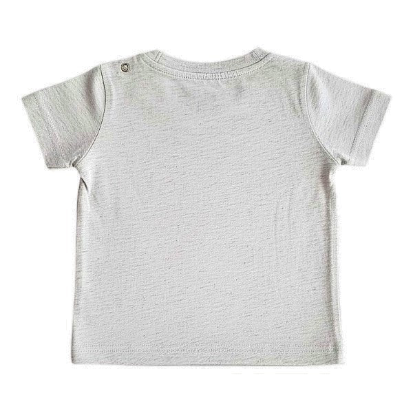 Polera manga corta Algodón Gris Marca Carter's 6 M Estado Casi tiki