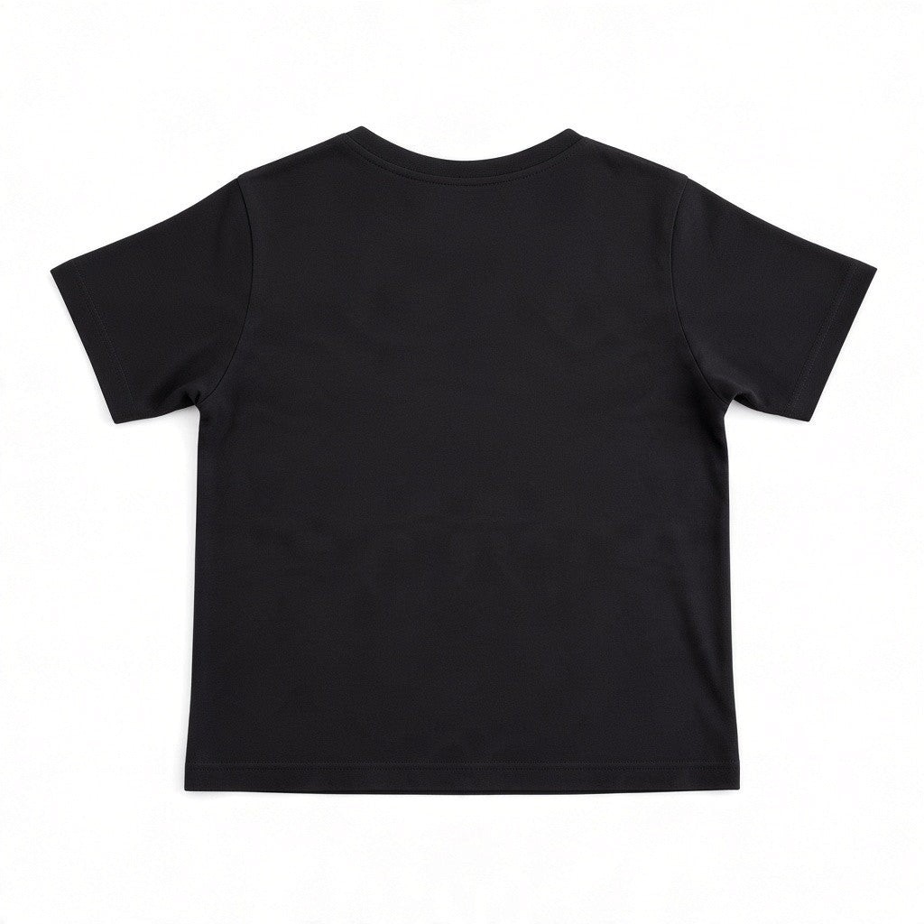 Polera manga corta Algodón Negro Marca Otra 0-3 M Estado Tiki taka