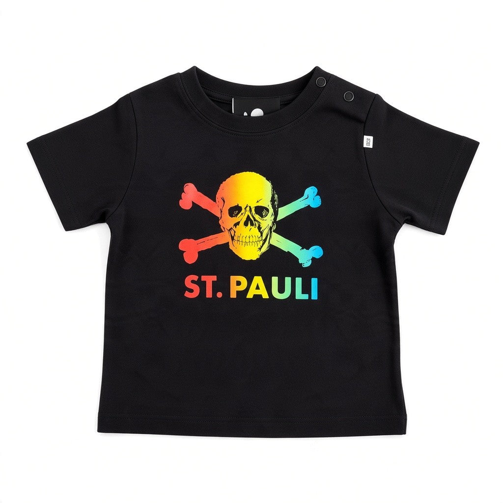 Polera manga corta Algodón Negro Marca Otra 0-3 M Estado Tiki taka