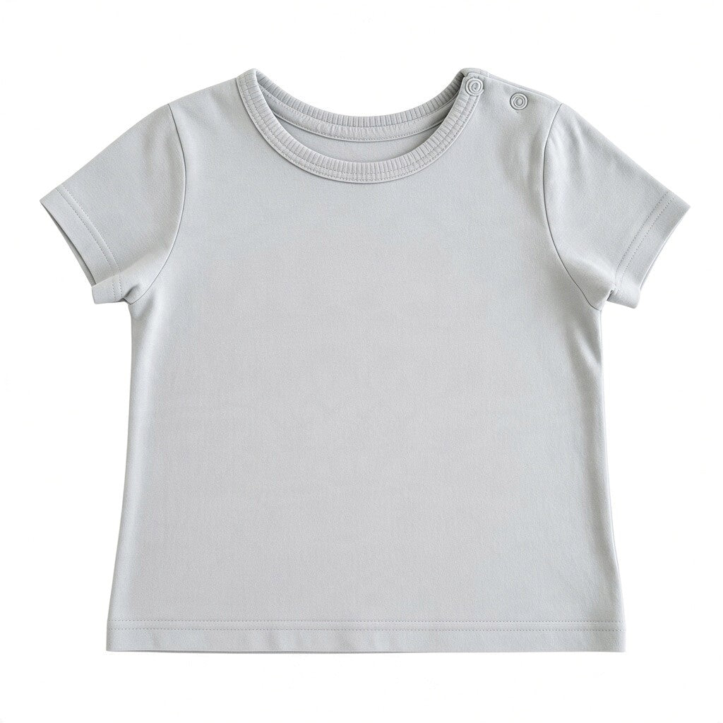 Polera manga corta Algodón Verde agua Marca Otra 3-6 M Estado Casi tiki