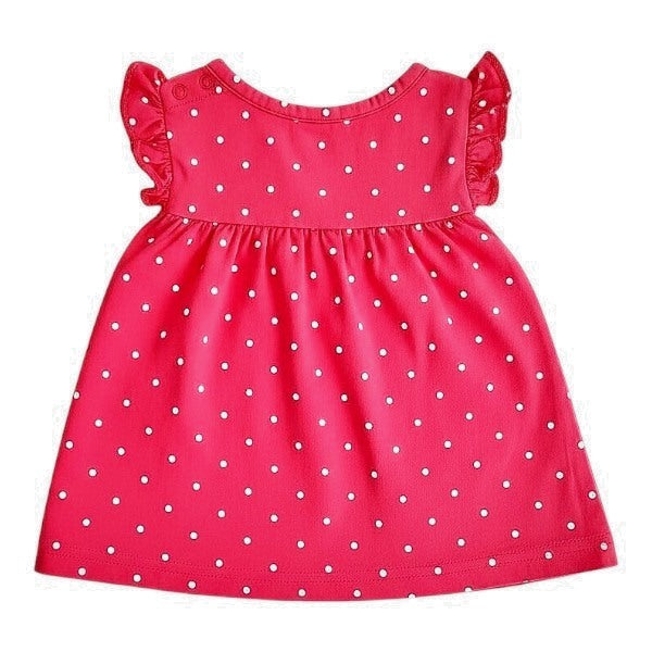 Blusa Manga Corta Algodón Rosa Marca Carter's 12 M Estado Casi tiki