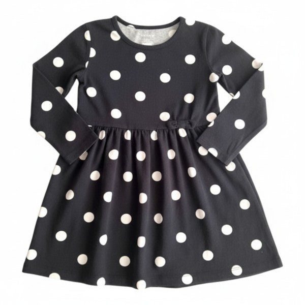 Vestido Algodón Negro Marca Carter's 2 A Estado Casi tiki