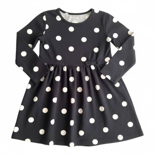 Vestido Algodón Negro Marca Carter's 2 A Estado Casi tiki