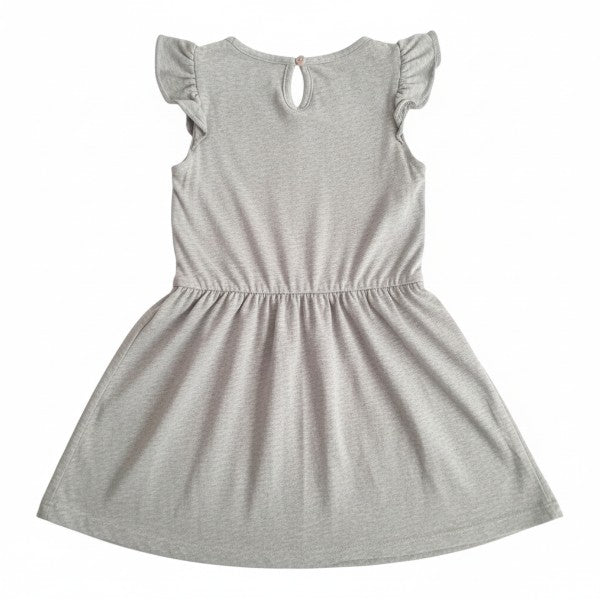 Vestido Algodón Gris Marca Otra 3 A Estado Casi tiki