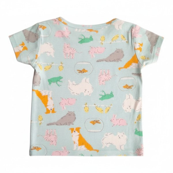 Polera manga corta Algodón Diseños Marca Carter's 2 A Estado Casi tiki