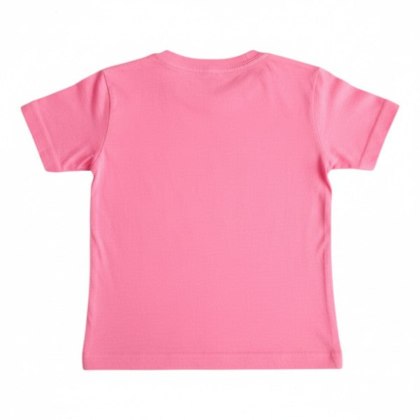 Polera manga corta Algodón Rosa Marca Otra 2 A Estado Casi tiki