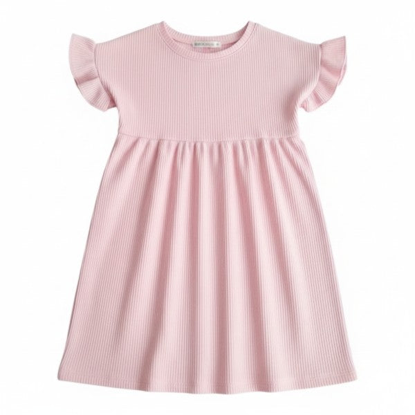 Vestido Algodón Rosa Marca Old Navy 3 A Estado Casi tiki