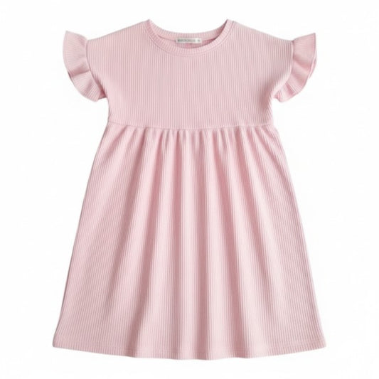 Vestido Algodón Rosa Marca Old Navy 3 A Estado Casi tiki