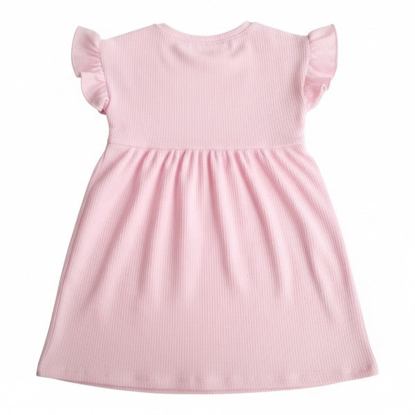 Vestido Algodón Rosa Marca Old Navy 3 A Estado Casi tiki