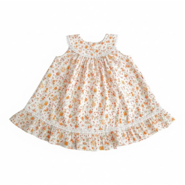 Vestido Tela Diseños Marca Otra 12-18 M Estado Tiki taka