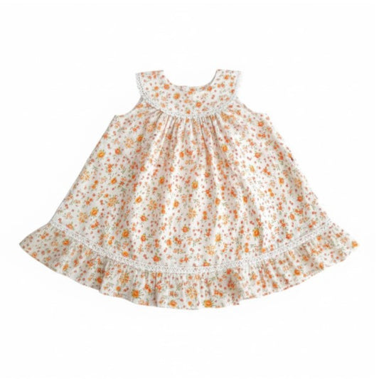Vestido Tela Diseños Marca Otra 12-18 M Estado Tiki taka