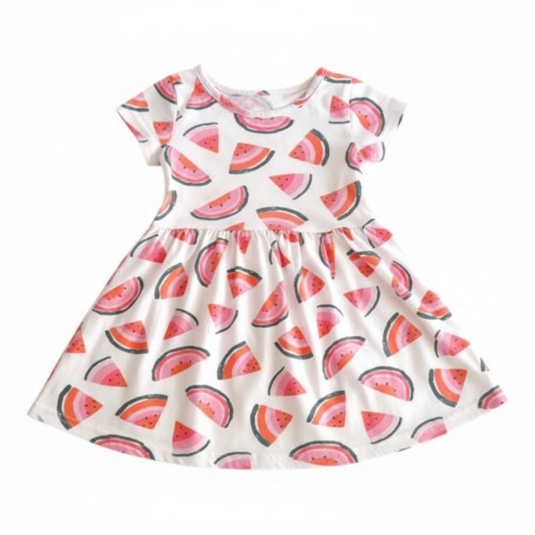 Vestido Algodón Diseños Marca Otra 12-18 M Estado Casi tiki