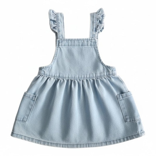 Jardinera Mezclilla Azul Marca Baby harvest 18 M Estado Casi tiki