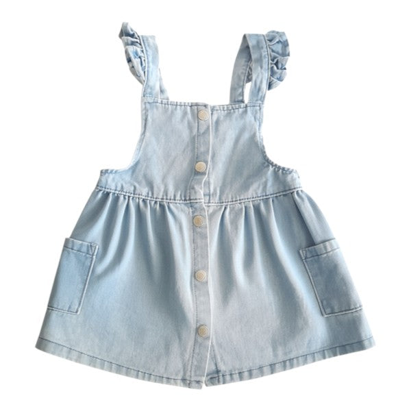 Jardinera Mezclilla Azul Marca Baby harvest 18 M Estado Casi tiki