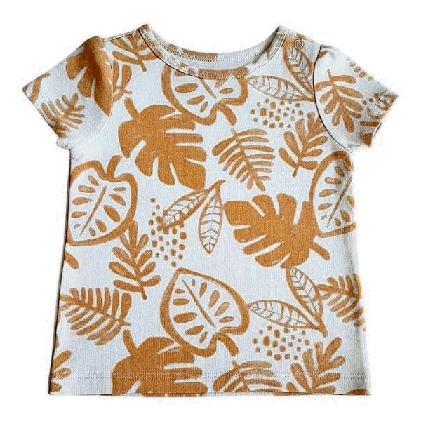 Polera manga corta Algodón Diseños Marca Carter's 12 M Estado Casi tiki