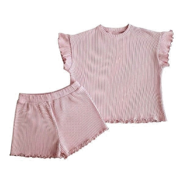 Conjunto Algodón Rosa Marca Otra 7 A Estado Casi tiki