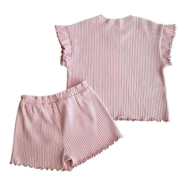 Conjunto Algodón Rosa Marca Otra 7 A Estado Casi tiki