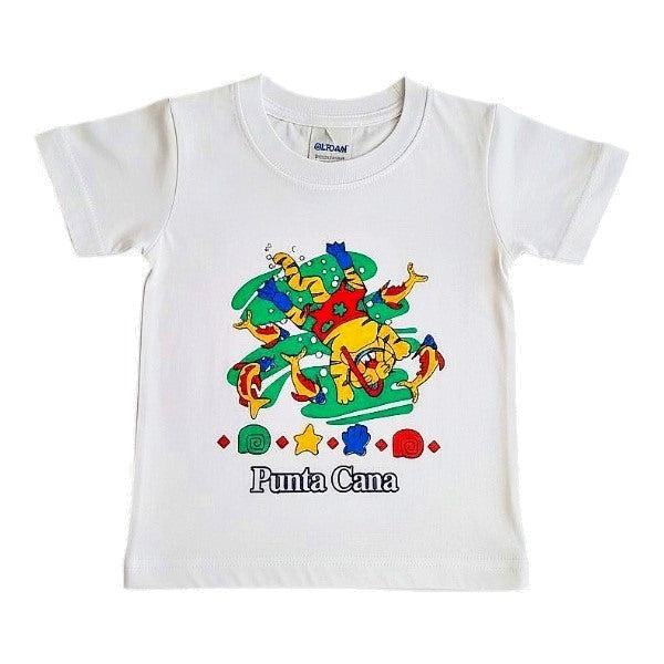 Polera manga corta Algodón Blanco Marca Otra RN Estado Casi tiki