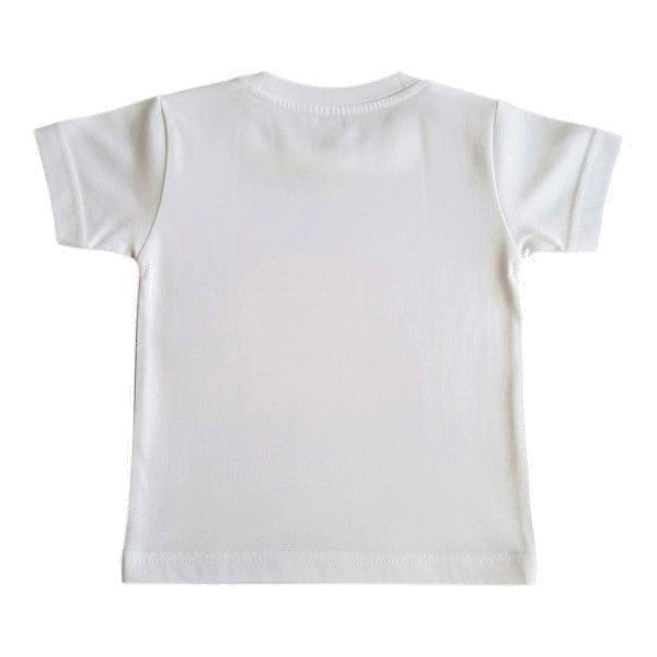 Polera manga corta Algodón Blanco Marca Otra RN Estado Casi tiki
