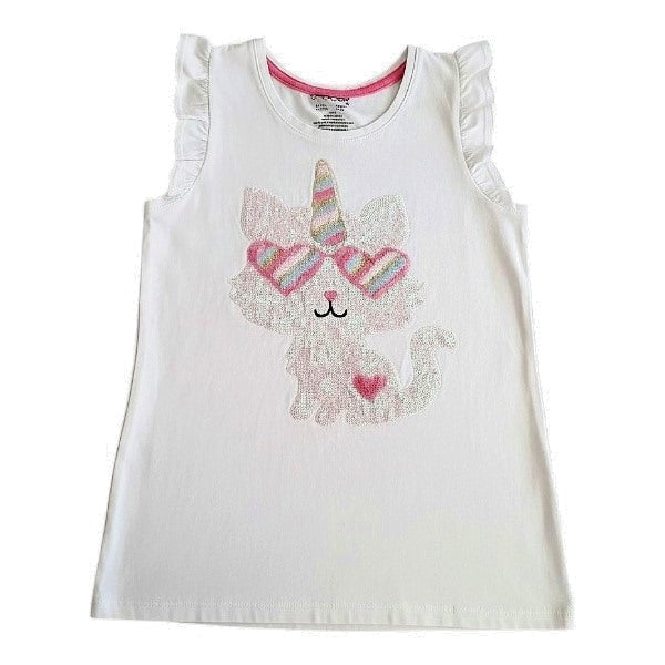Polera manga corta Algodón Blanco Marca Otra 8 A Estado Casi tiki