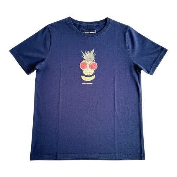 Polera manga corta Algodón Azul Marca Otra 10 A Estado Casi tiki
