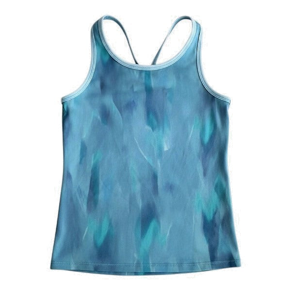 Blusa Manga Corta Poliéster Azul Marca Otra 5 A Estado Casi tiki