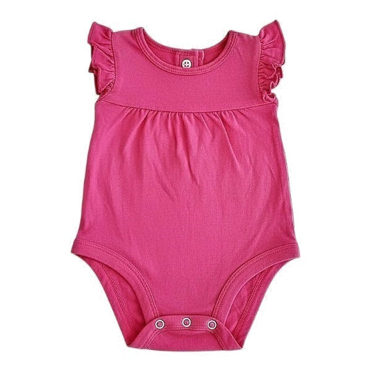 Body Manga Corta Algodón Fucsia Marca Carter's 0-3 M Estado Casi tiki