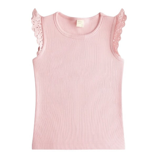 Polera manga corta Algodón Rosa Marca Yamp! 3 A Estado Casi tiki