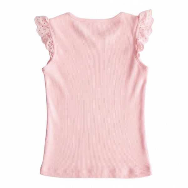 Polera manga corta Algodón Rosa Marca Yamp! 3 A Estado Casi tiki