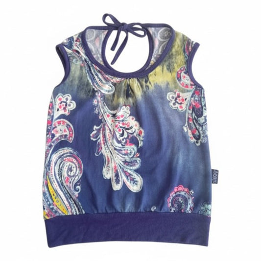 Blusa Manga Corta Tela Multicolor Marca Otra 2 A Estado Casi tiki