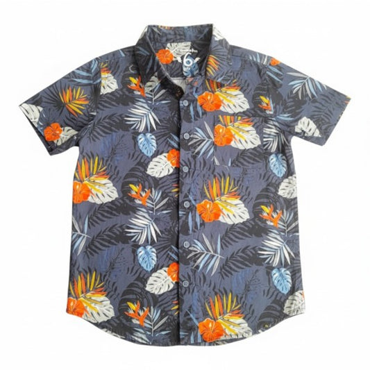 Camisa Manga Corta Tela Multicolor Marca Otra 6 A Estado Tiki taka