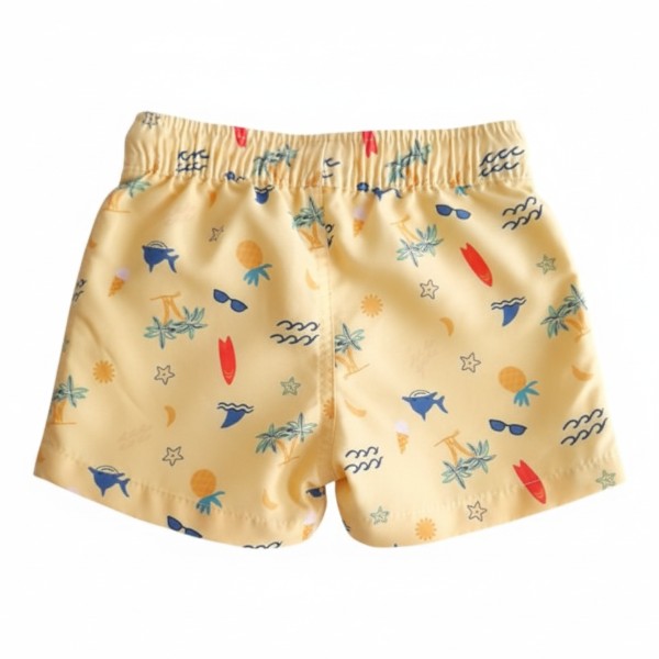 Short Tela Amarillo Marca Colloky 9-12 M Estado Tiki taka