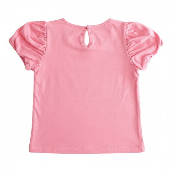 Polera manga corta Algodón Rosa Marca Coniglio 2 A Estado Casi tiki