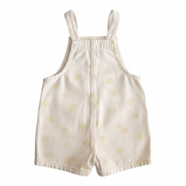 Jardinera Mezclilla Crema Marca Zara 18 M Estado Casi tiki