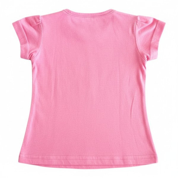 Polera manga corta Algodón Rosa Marca Otra 9 M Estado Casi tiki