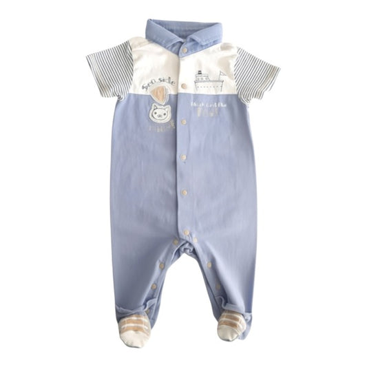 Osito Algodón Multicolor Marca Black and blue 0-3 M Estado Tiki taka