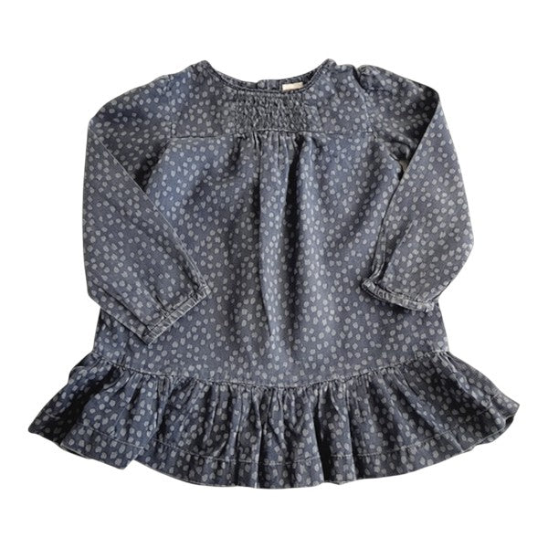 Vestido Tela Gris Marca Yamp! 18 M Estado Casi tiki