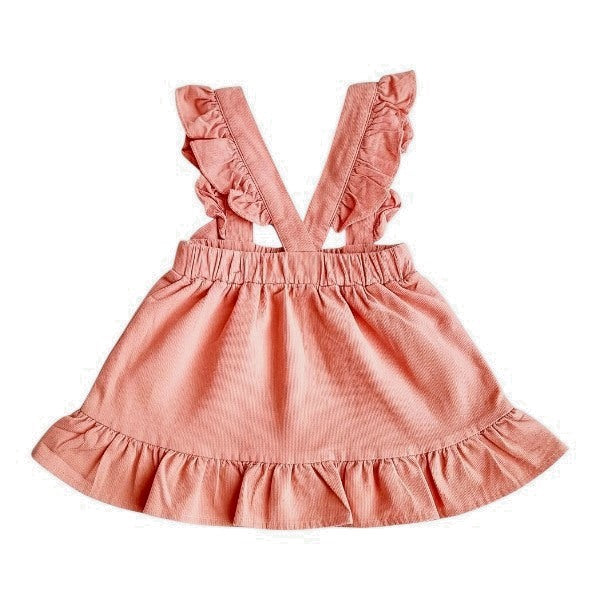 Vestido Manga Corta Tela Rosa Marca Otra 9 M Estado Casi tiki