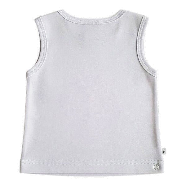 Polera manga corta Algodón Blanco Marca Otra 0-3 M Estado Tiki taka