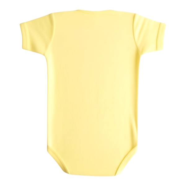 Body Manga Corta Algodón Amarillo Marca Otra 0-3 M Estado Tiki taka