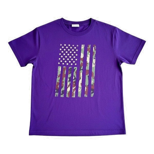 Polera manga corta Algodón Morado Marca Otra 7 A Estado Casi tiki