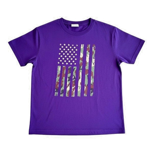 Polera manga corta Algodón Morado Marca Otra 7 A Estado Casi tiki