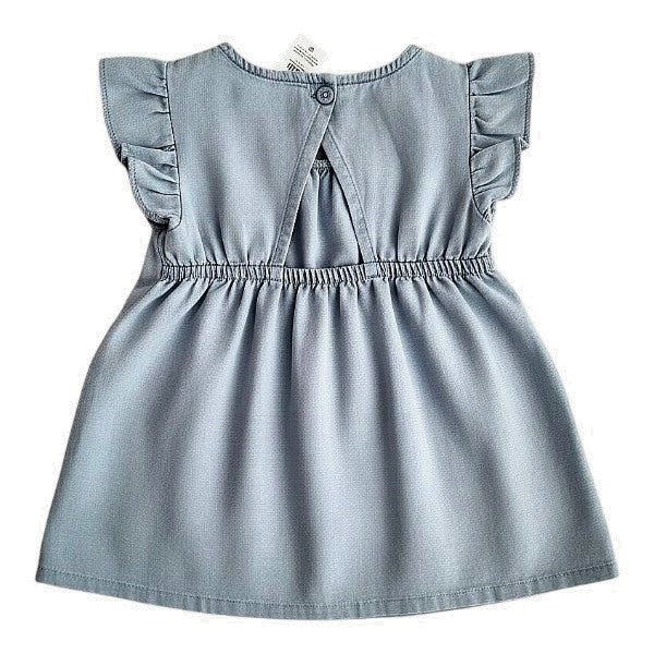 Vestido Mezclilla Azul Marca Carter's 6 M Estado Casi tiki