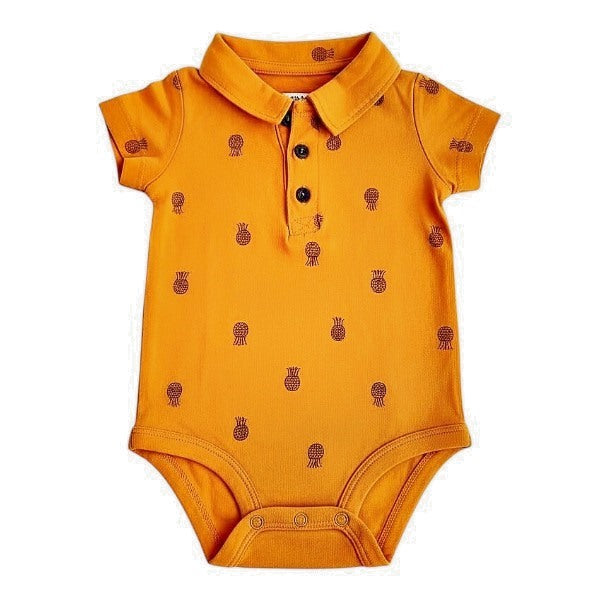 Body camisa Algodón Naranja Marca Carter's 6 M Estado Tiki taka